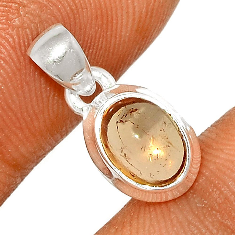 0.6" Imperial Topaz Cabochon Pendants - ITCP26