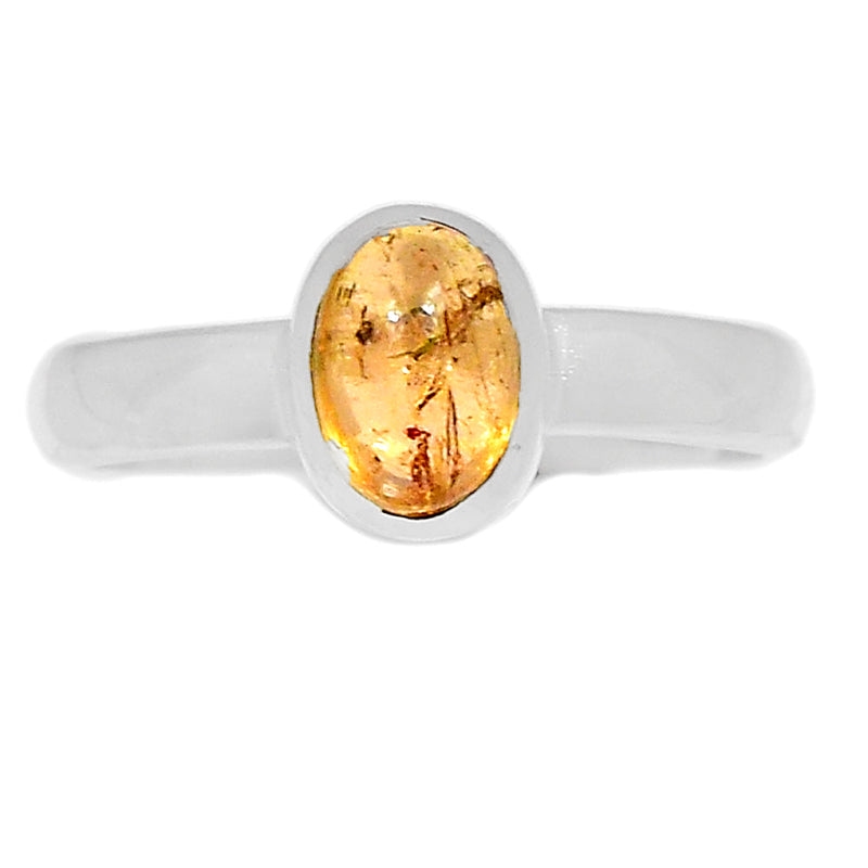 Imperial Topaz Cabochon Ring - ITCR39