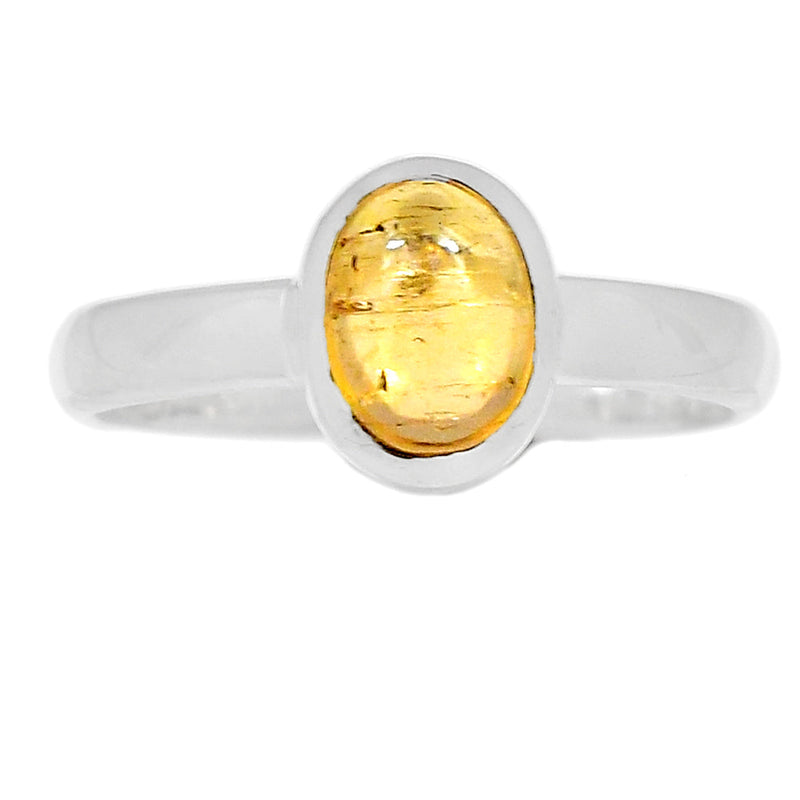 Imperial Topaz Cabochon Ring - ITCR45