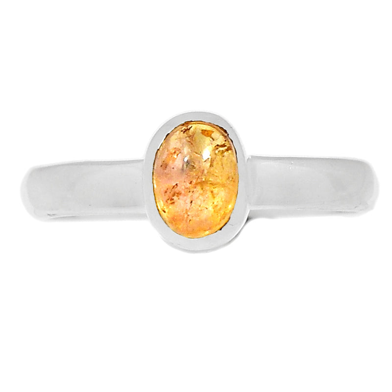 Imperial Topaz Cabochon Ring - ITCR55