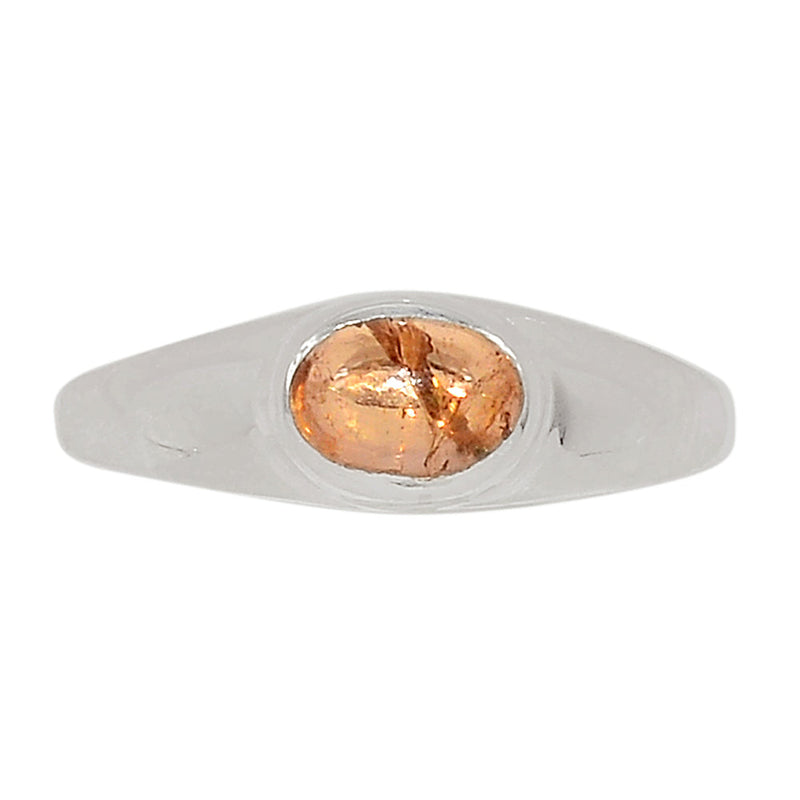 Solid - Imperial Topaz Cabochon Ring - ITCR62