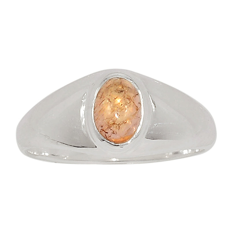 Solid - Imperial Topaz Cabochon Ring - ITCR65