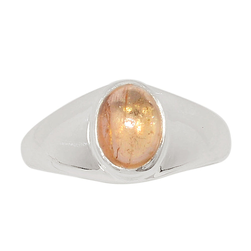 Solid - Imperial Topaz Cabochon Ring - ITCR72
