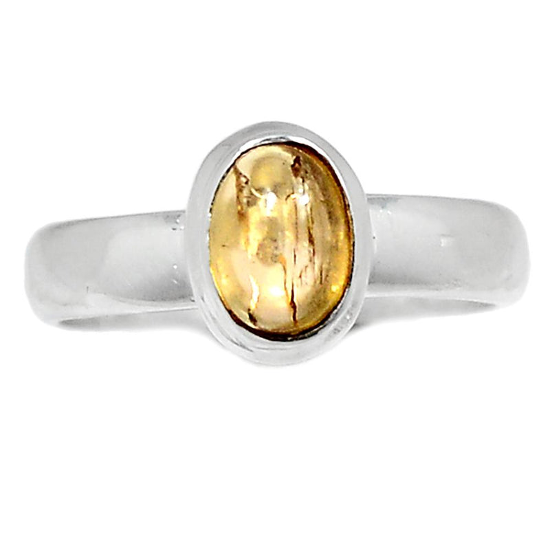 Imperial Topaz Cabochon Ring - ITCR7