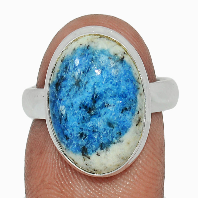 K2 Blue - Azurite In Quartz Ring - K2R1151