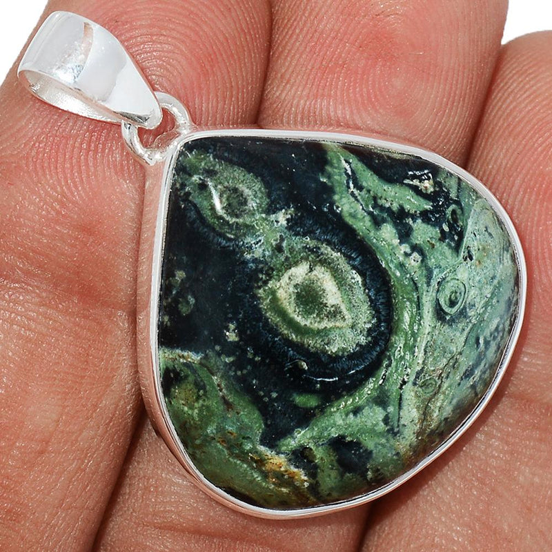 1.5" Kambaba Ocean Jasper Pendants - KOJP263