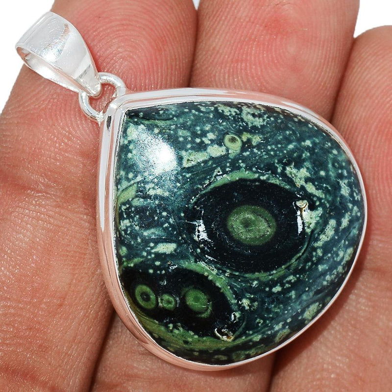 1.5" Kambaba Ocean Jasper Pendants - KOJP282