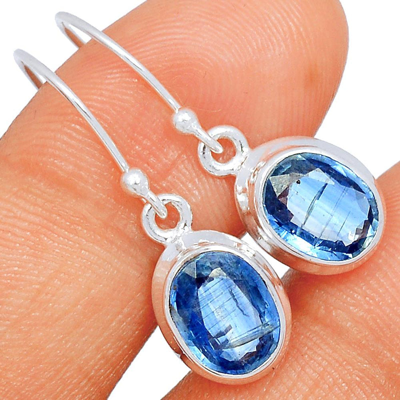 1.1" Faceted Kyanite Earrings - KYFE185