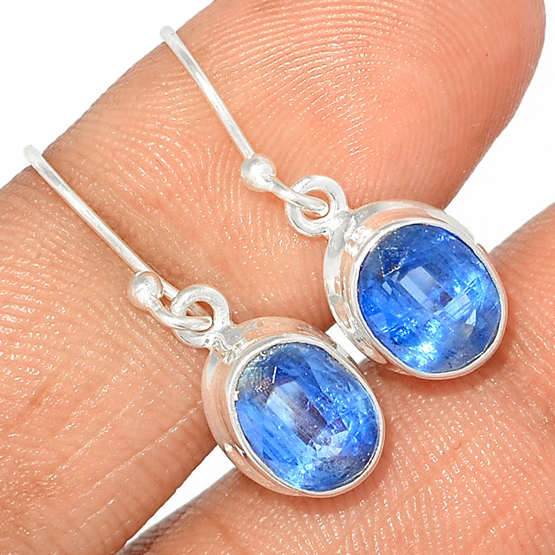 1.1" Kyanite Faceted Earrings - KYFE207