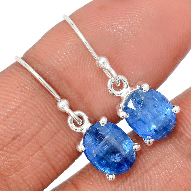 1" Kyanite Faceted Earrings - KYFE217