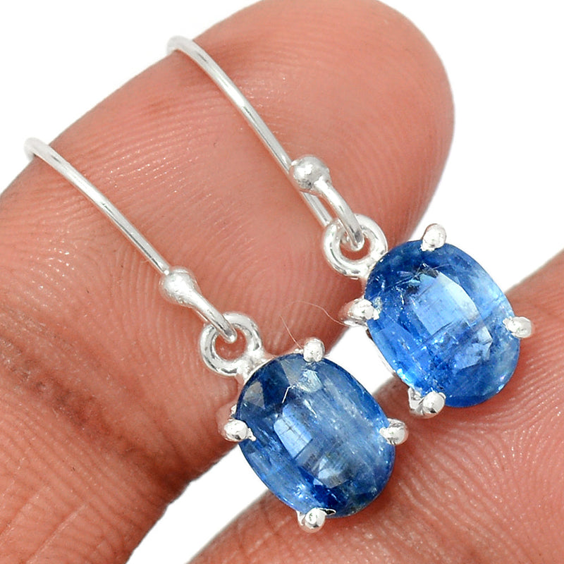 1" Kyanite Faceted Earrings - KYFE218