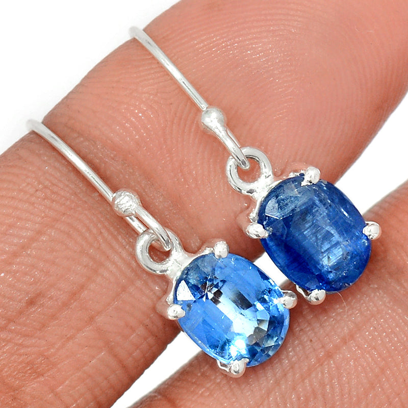 1" Kyanite Faceted Earrings - KYFE232