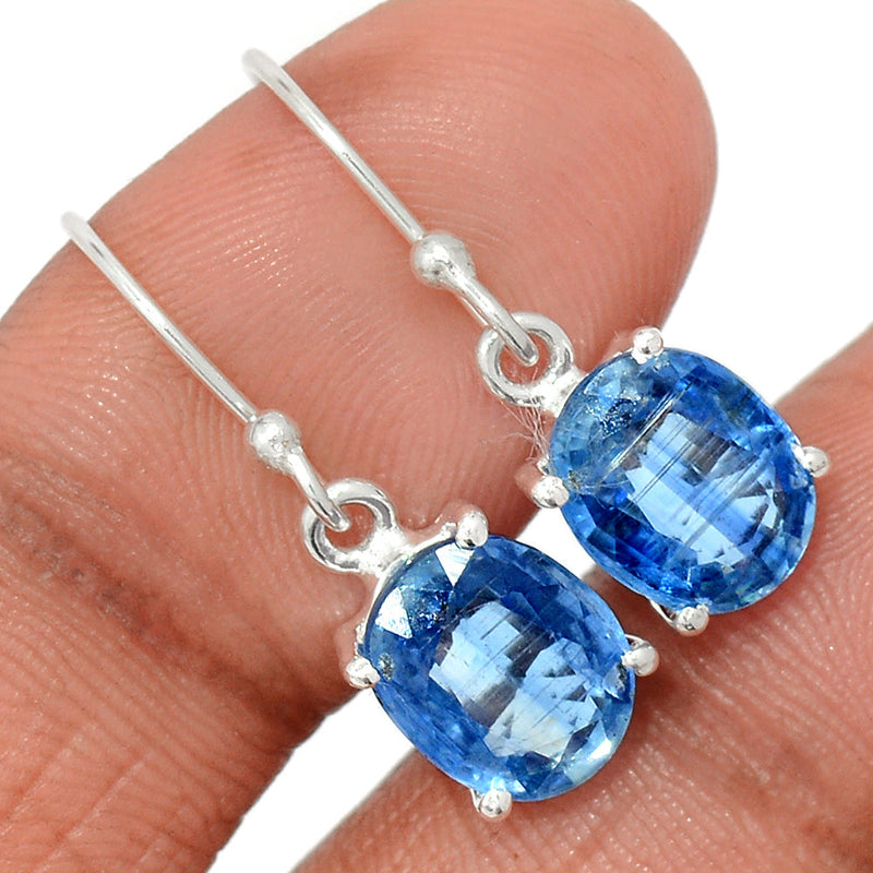 1" Kyanite Faceted Earrings - KYFE233