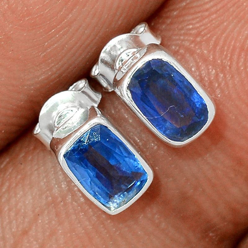 Kyanite Faceted Studs - KYFS136