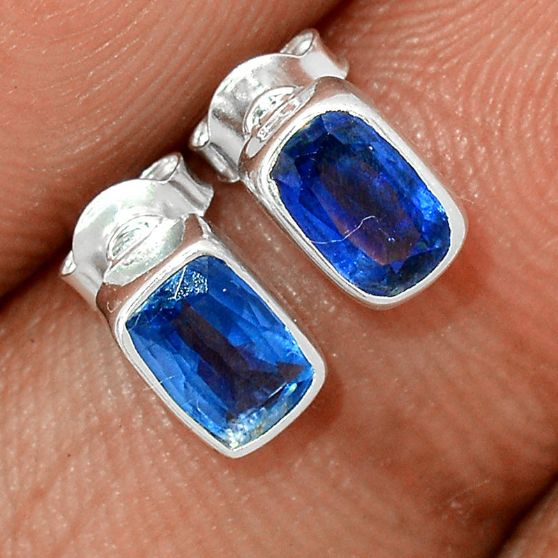 Kyanite Faceted Studs - KYFS148