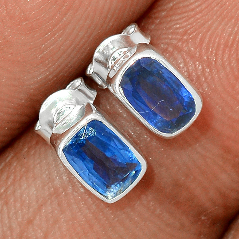 Kyanite Faceted Studs - KYFS149