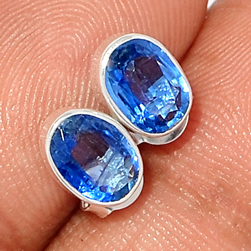 Kyanite Faceted Studs - KYFS152