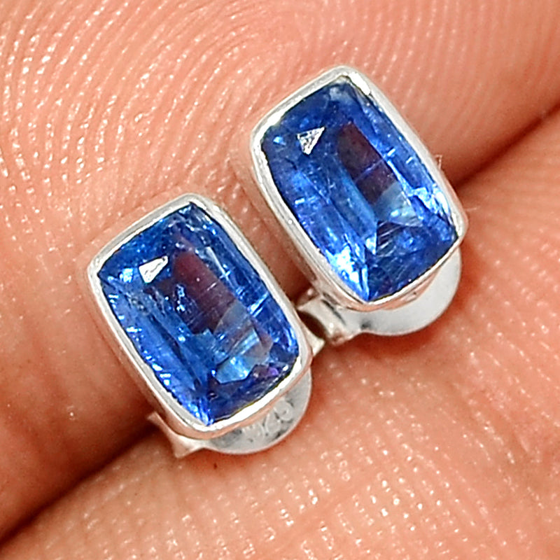 Kyanite Faceted Studs - KYFS159