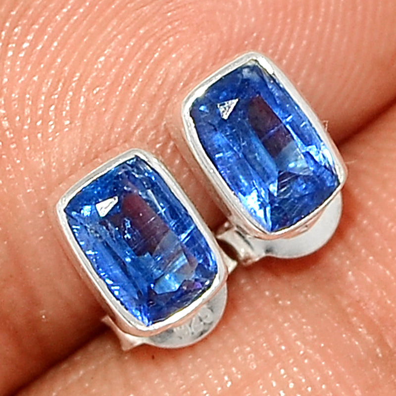 Kyanite Faceted Studs - KYFS164