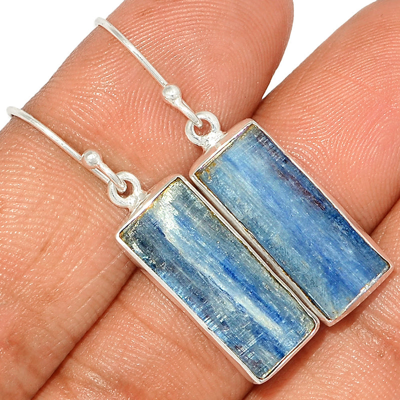 1.5" Kyanite Rough Earrings - KYRE10