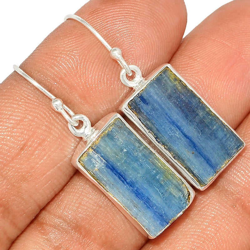 1.5" Kyanite Rough Earrings - KYRE15