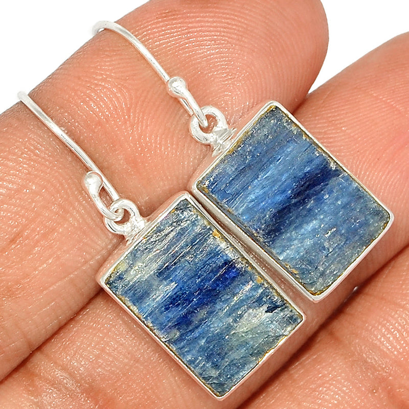 1.3" Kyanite Rough Earrings - KYRE18