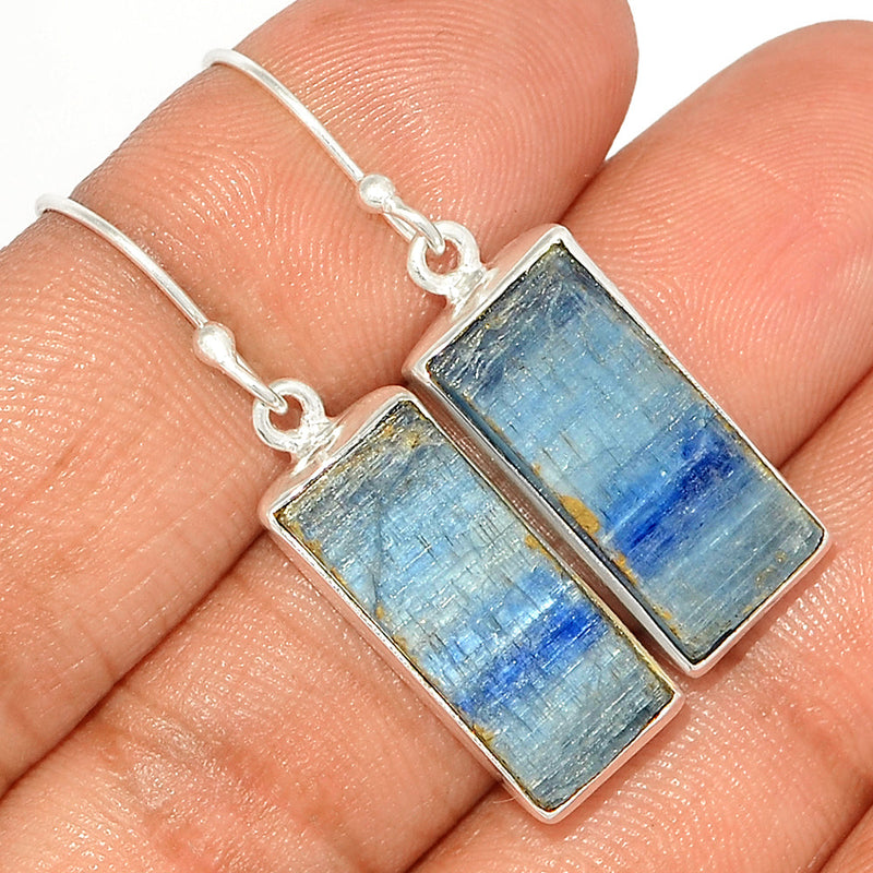 1.5" Kyanite Rough Earrings - KYRE6