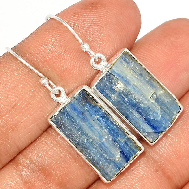 1.5" Kyanite Rough Earrings - KYRE7