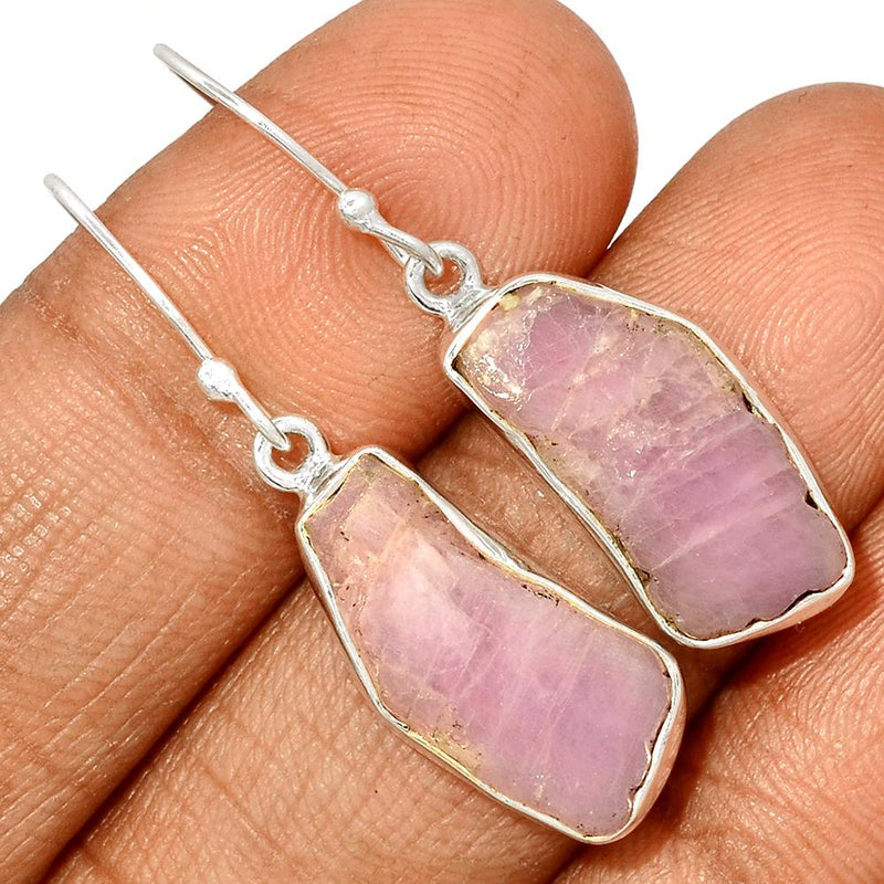 1.5" Kunzite Slice Earrings - KZSE44