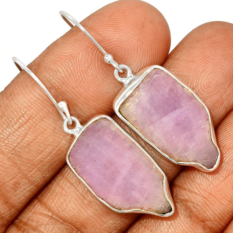 1.6" Kunzite Slice Earrings - KZSE50