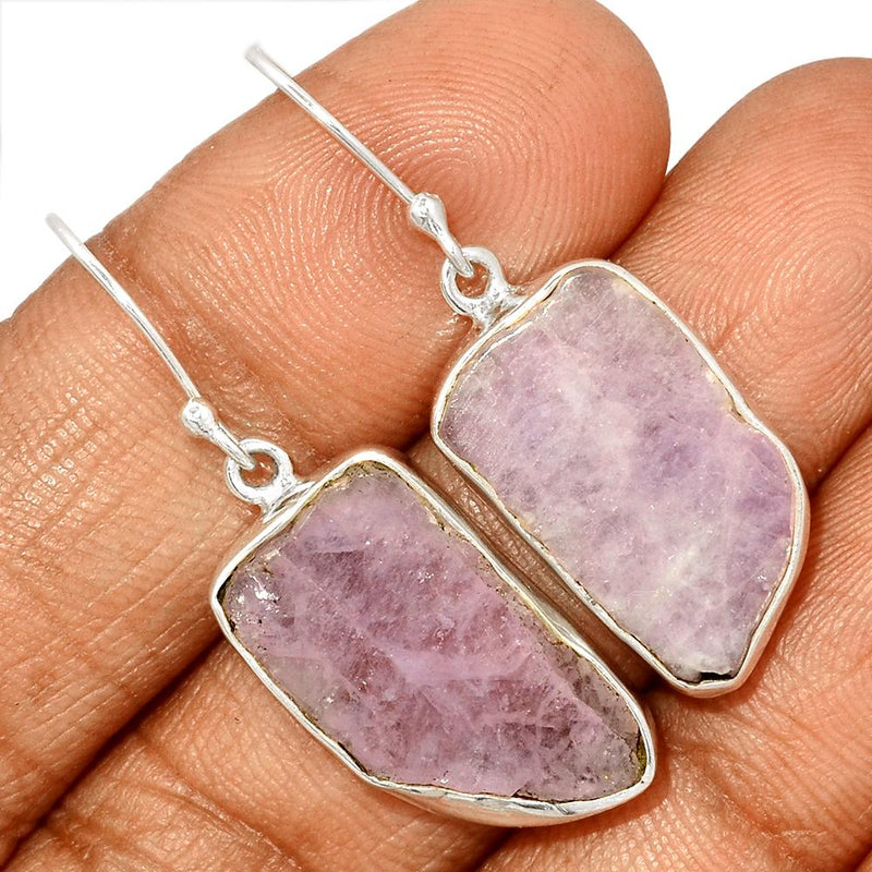 1.6" Kunzite Slice Earrings - KZSE54