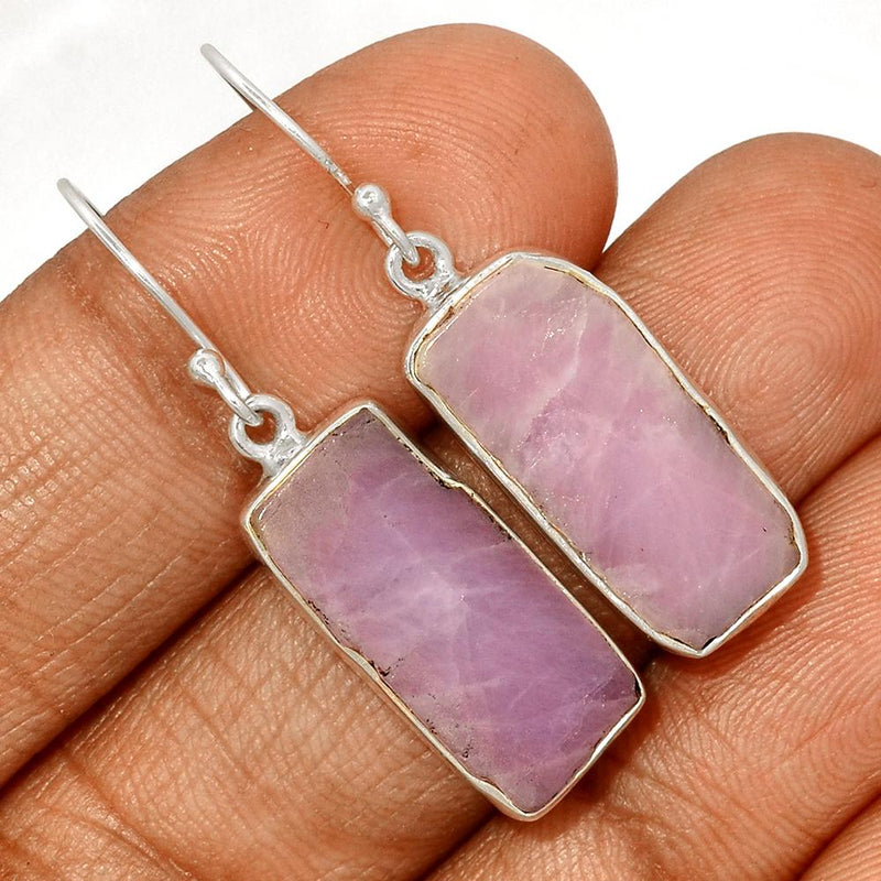 1.6" Kunzite Slice Earrings - KZSE9