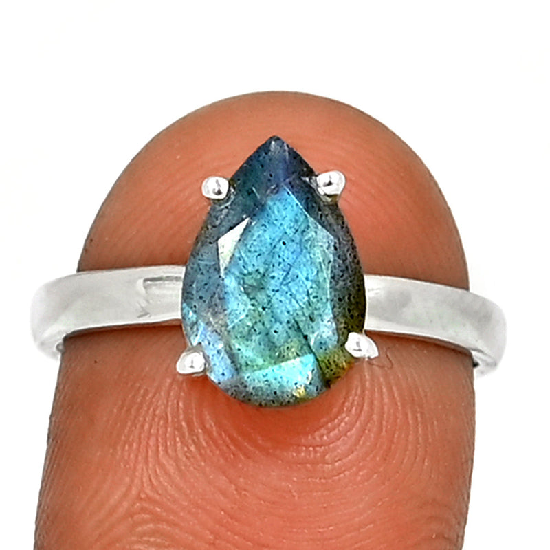 Claw - Labradorite Faceted Ring - LBFR1116