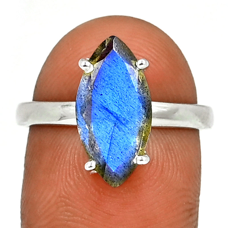 Claw - Labradorite Faceted Ring - LBFR1128