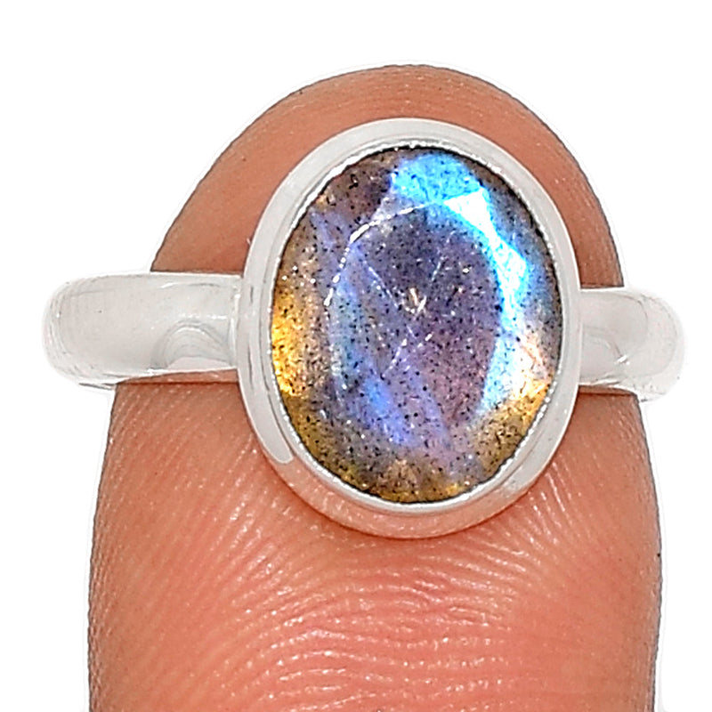 Labradorite Faceted Ring - LBFR906