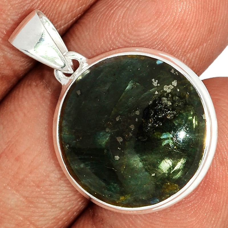1.2" Larvikite Black Moonstone Pendants - LBMP947