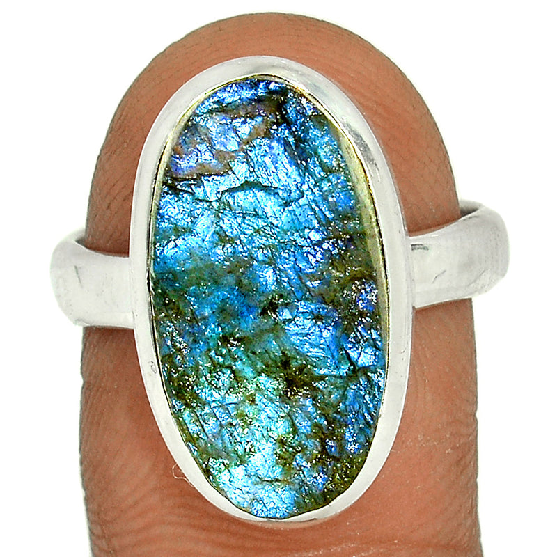 Labradorite Rough Ring - LBRR1002