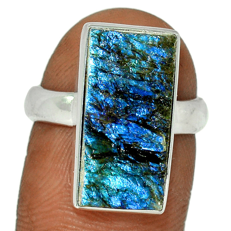 Labradorite Rough Ring - LBRR1028