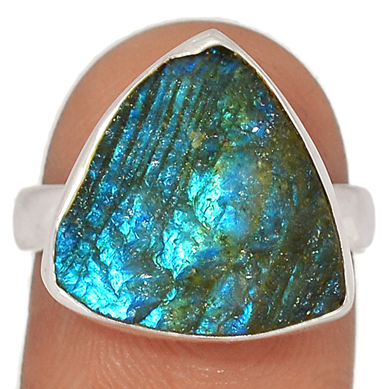 Labradorite Rough Ring - LBRR1107