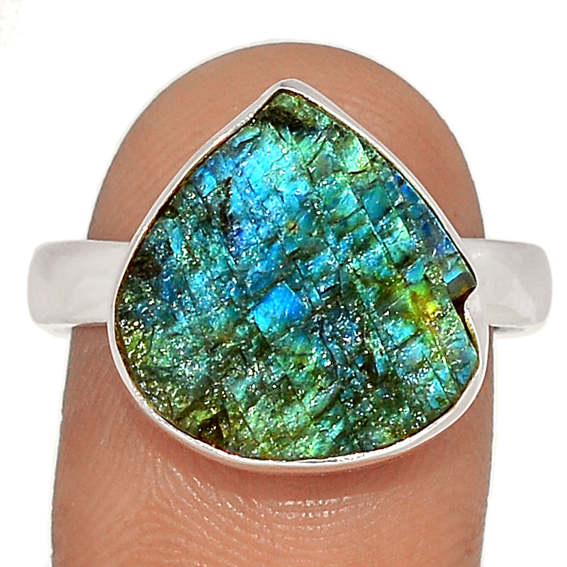 Labradorite Rough Ring - LBRR1110