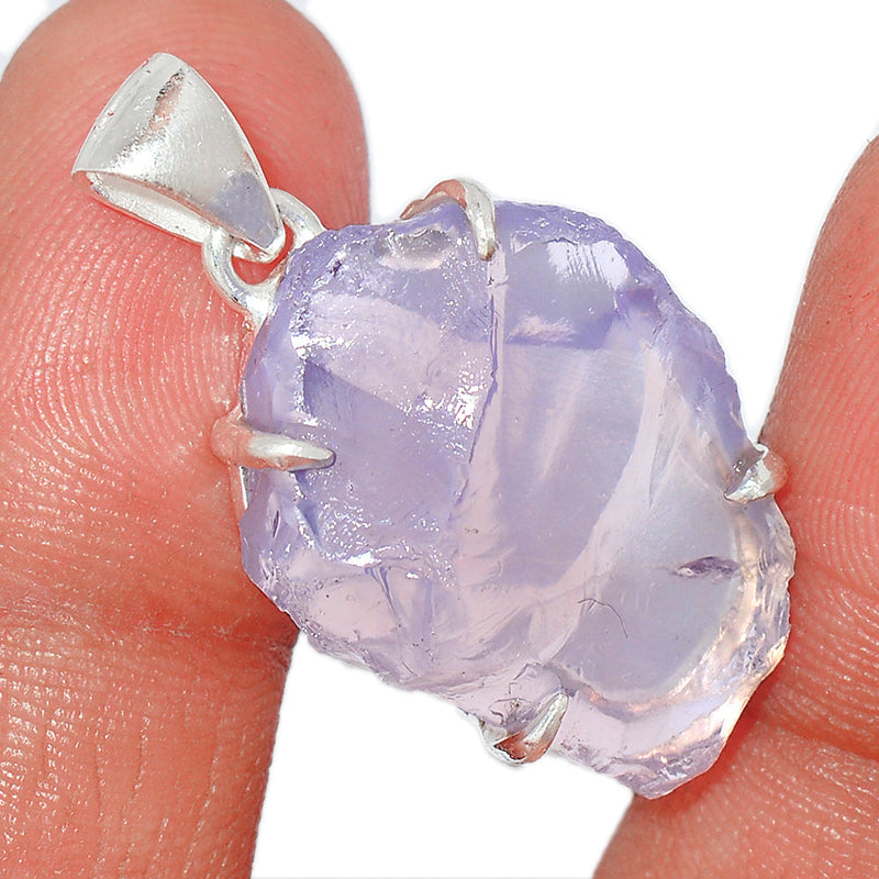 1.3" Claw - Lavender Quartz Rough Pendants - LDJP195