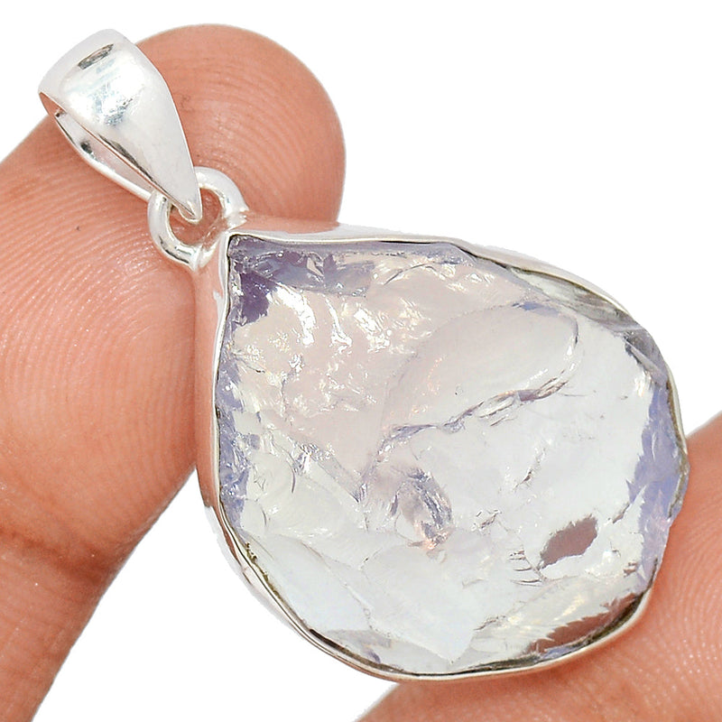 1.6" Lavender Quartz Rough Pendants - LDJP252