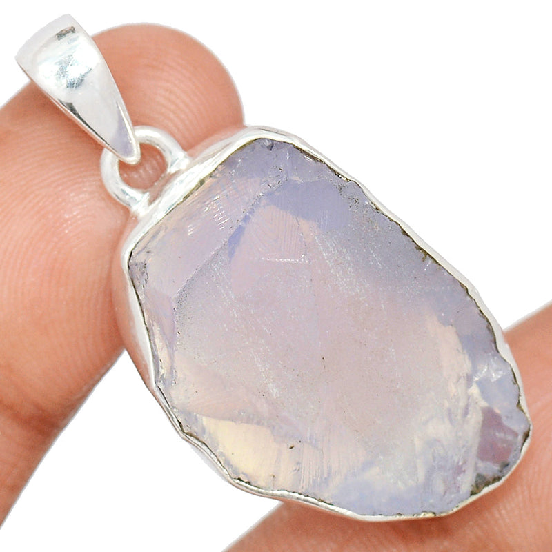 1.6" Lavender Quartz Rough Pendants - LDJP254