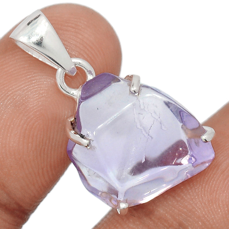 1.1" Claw - Lavender Quartz Rough Pendants - LDJP262