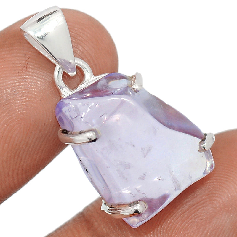 1.1" Claw - Lavender Quartz Rough Pendants - LDJP277