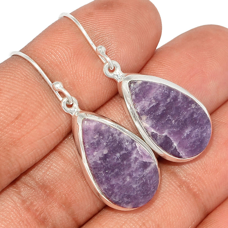 1.6" Lepidolite Earrings - LDLE113