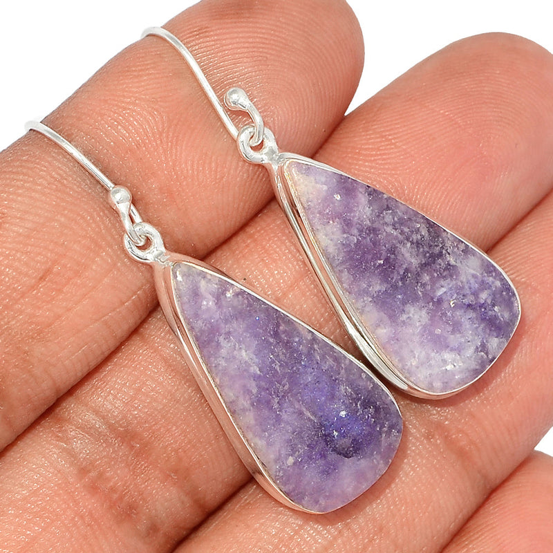 1.7" Lepidolite Earrings - LDLE116