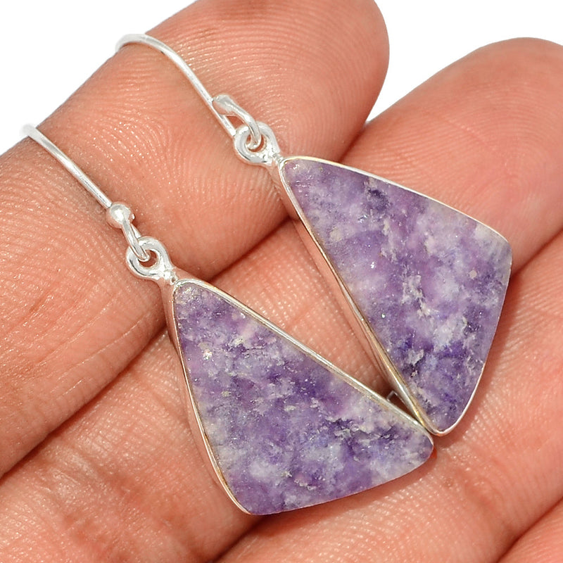 1.6" Lepidolite Earrings - LDLE118