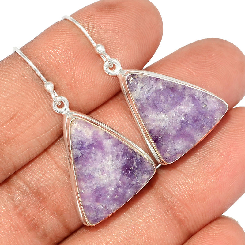 1.5" Lepidolite Earrings - LDLE120