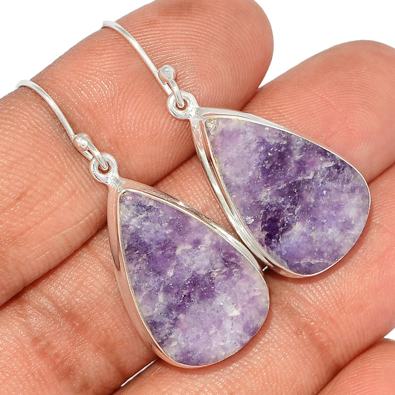 1.6" Lepidolite Earrings - LDLE121